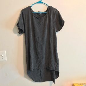 H&M long distressed shirt